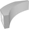 Ekena Millwork 3 1/2-in. W x 12-in. D x 12-in. H Thorton Architectural Grade PVC Knee Brace BRCP035X12X12THR - alternate 3
